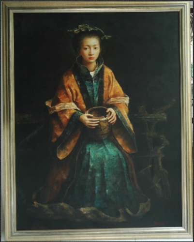Oil on board - After conservation - Treatment for Active mould